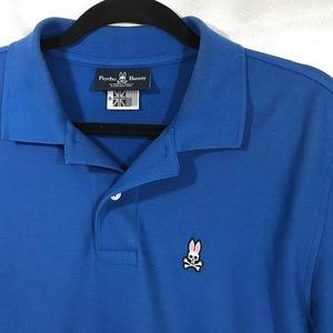 Psycho Bunny Cotton Classic Fit Rio Blue Polo